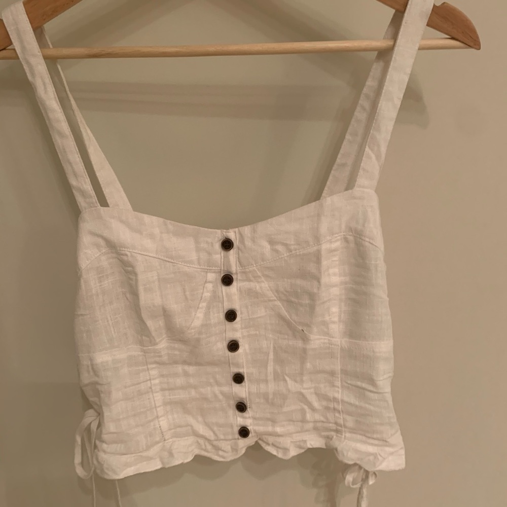 Bustier crop top